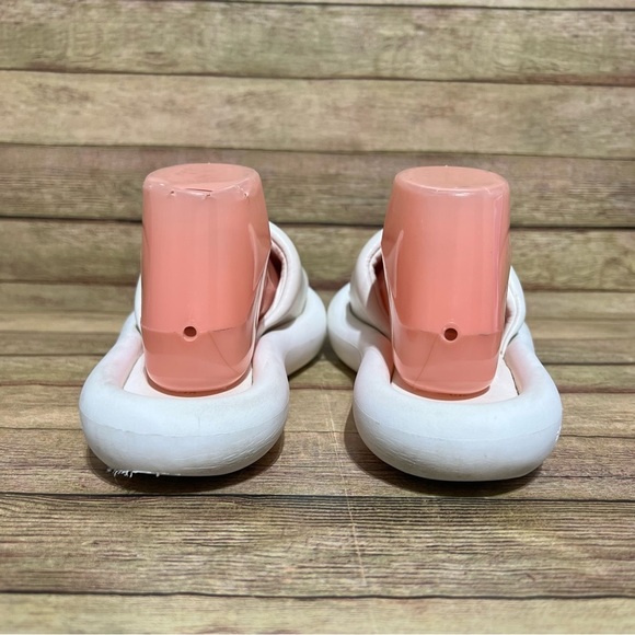 Stella Mcartney White Vegan Leather Padded Pointed Slide Sandals - Picture 2 of 9